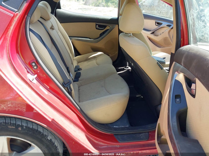 2012 HYUNDAI ELANTRA VIN: KMHDH4AE2CU461320