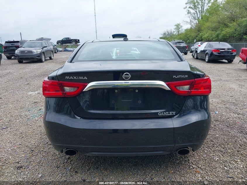 2017 Nissan Maxima 3.5 3.5 PLATINUM Black Lot 111042168177 Vin 1N4AA6APXHC415083