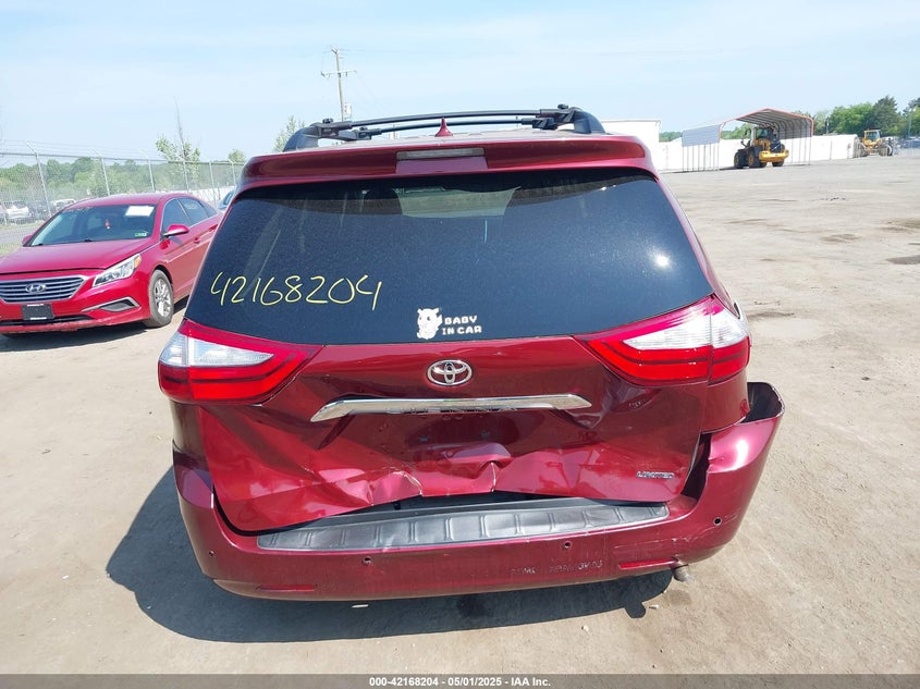 2015 TOYOTA SIENNA VIN: 5TDYK3DC6FS593937