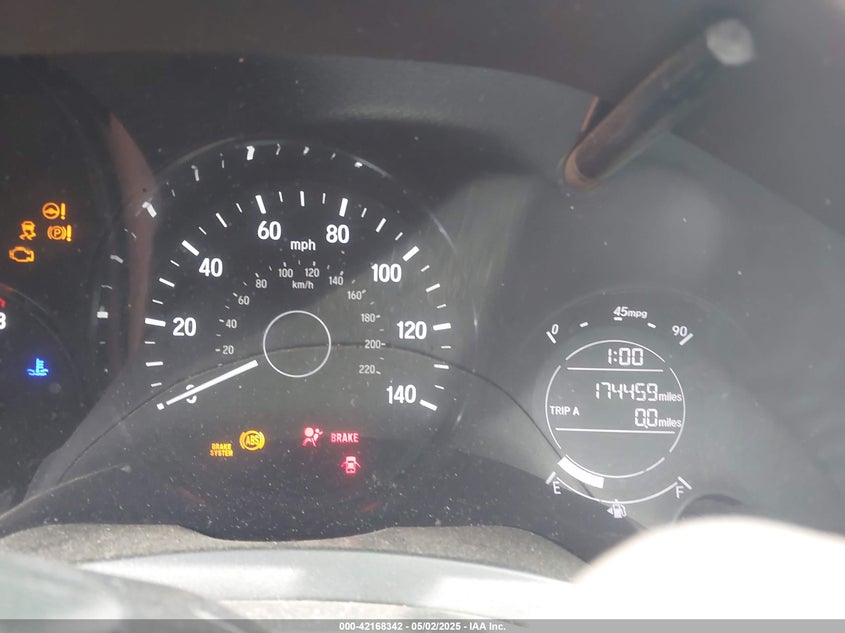 2016 HONDA HR-V VIN: 3CZRU5H56GM734703
