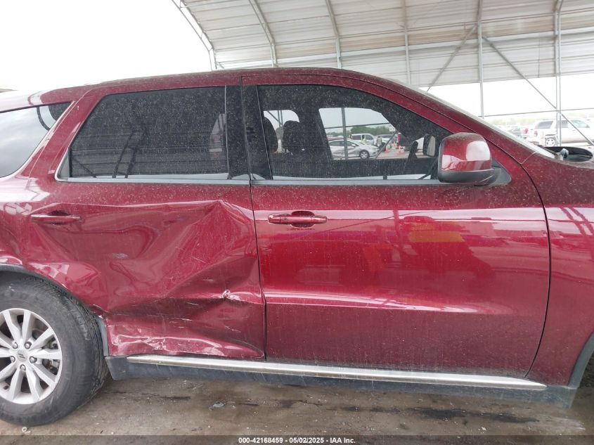 2020 Dodge Durango Sxt Rwd VIN: 1C4RDHAG4LC141744 Lot: 42168459