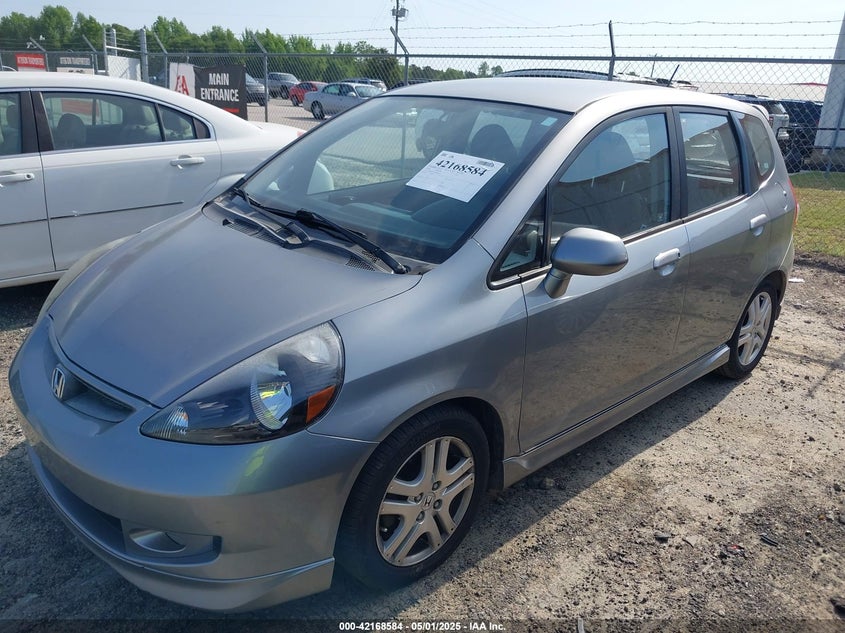 2008 HONDA FIT VIN: JHMGD386X8S058659