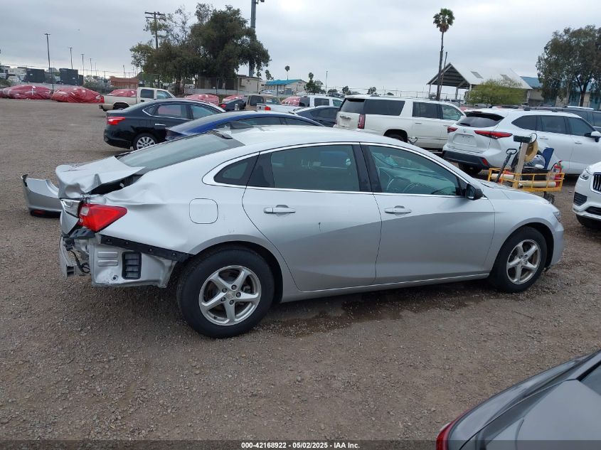 2017 Chevrolet Malibu Ls VIN: 1G1ZB5STXHF160846 Lot: 42168922