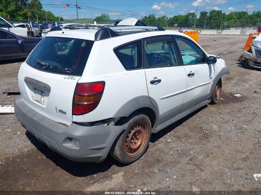 2004 Pontiac Vibe VIN: 5Y2SL628X4D460547 Lot: 42169233