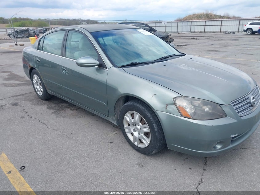 2005 Nissan Altima 2.5 S green sedan gasoline 1N4AL11D95C325101 photo #1