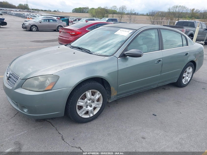 2005 Nissan Altima 2.5 S green sedan gasoline 1N4AL11D95C325101 photo #3
