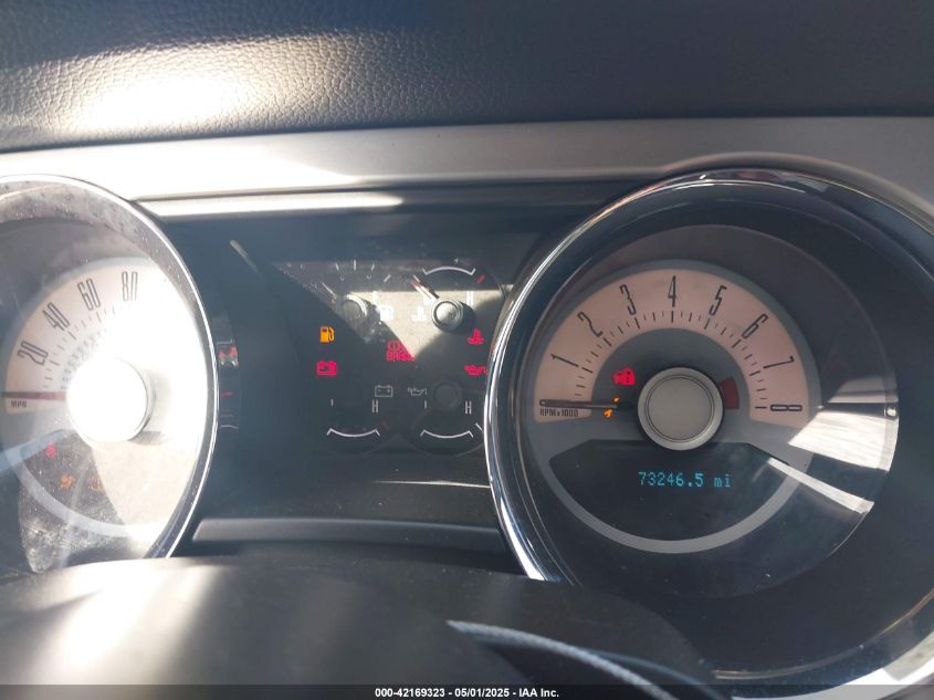 2012 Ford Mustang V6 Premium VIN: 1ZVBP8AM0C5225673 Lot: 42169323