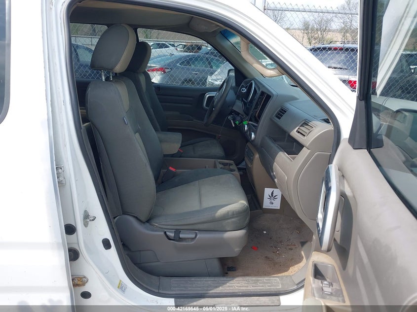 2007 HONDA RIDGELINE VIN: 2HJYK16307H544780
