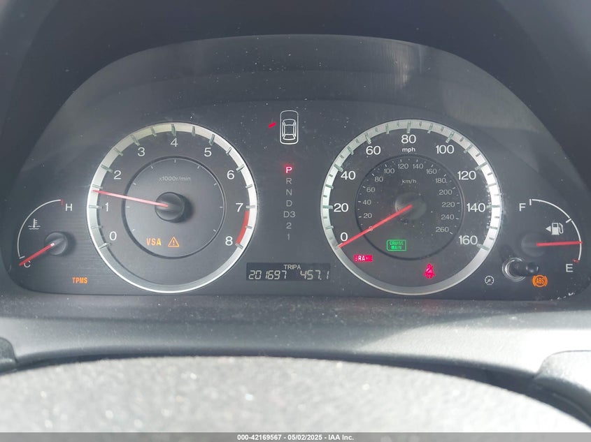 2009 HONDA ACCORD VIN: 1HGCS12379A024325