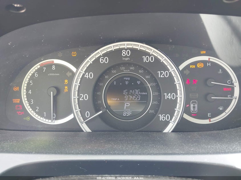 2013 HONDA ACCORD VIN: 1HGCR3F87DA011628