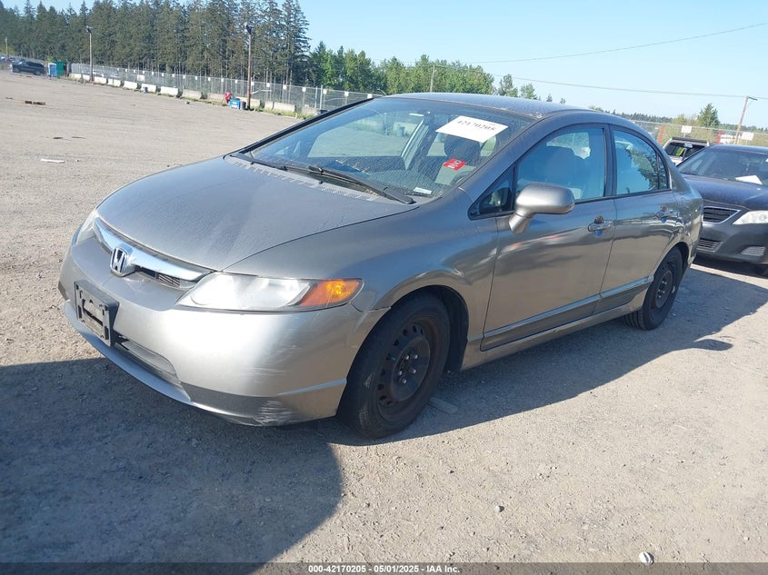2006 HONDA CIVIC VIN: 1HGFA16526L051492