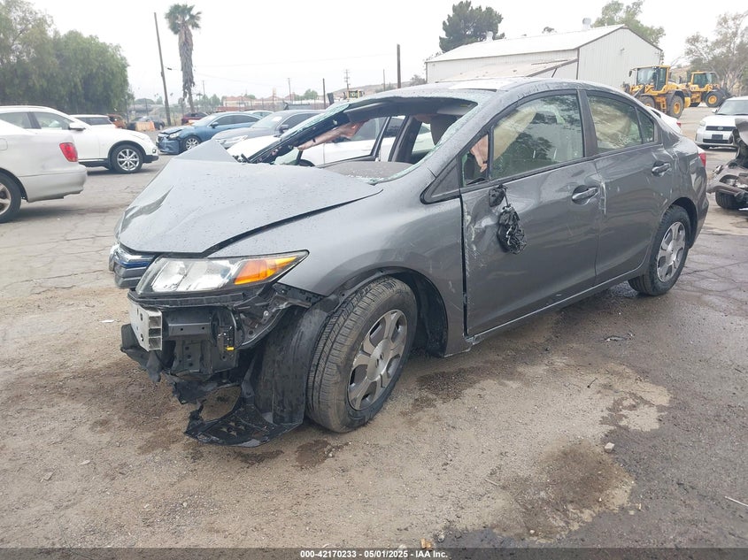 2012 HONDA CIVIC VIN: JHMFB4F23CS010467