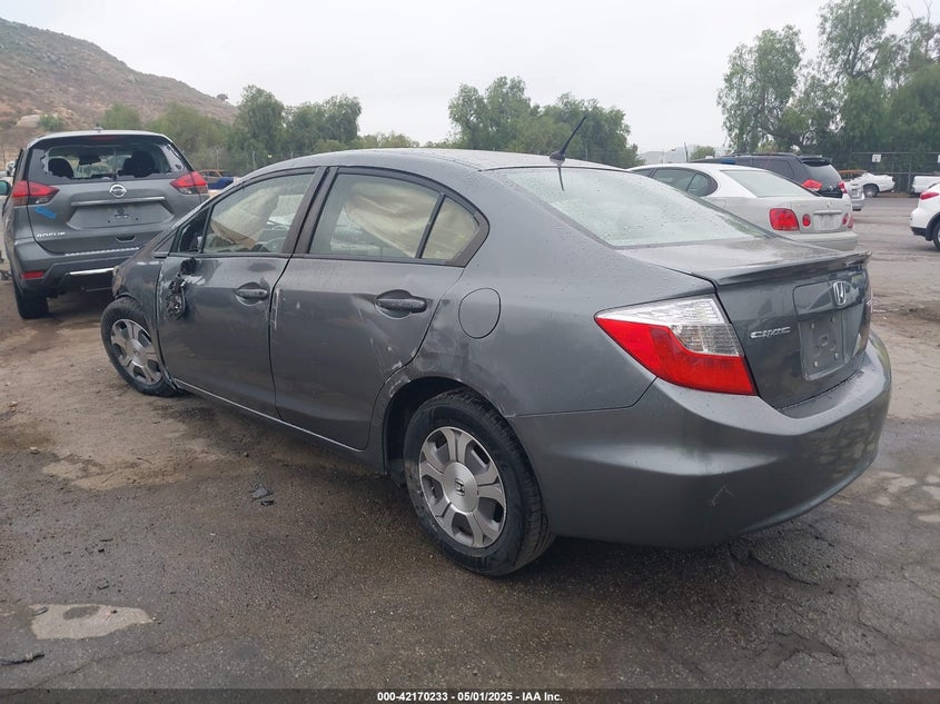 2012 HONDA CIVIC VIN: JHMFB4F23CS010467