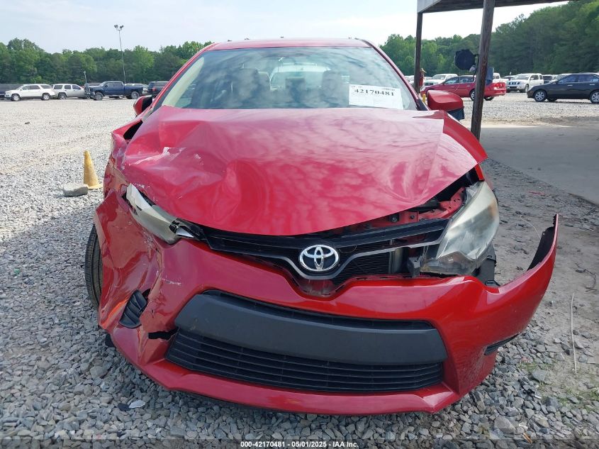 2014 Toyota Corolla Le VIN: 2T1BURHE9EC158111 Lot: 42170481