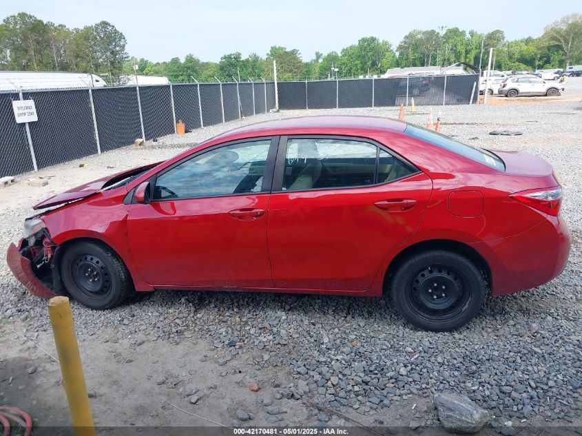 2014 Toyota Corolla Le VIN: 2T1BURHE9EC158111 Lot: 42170481