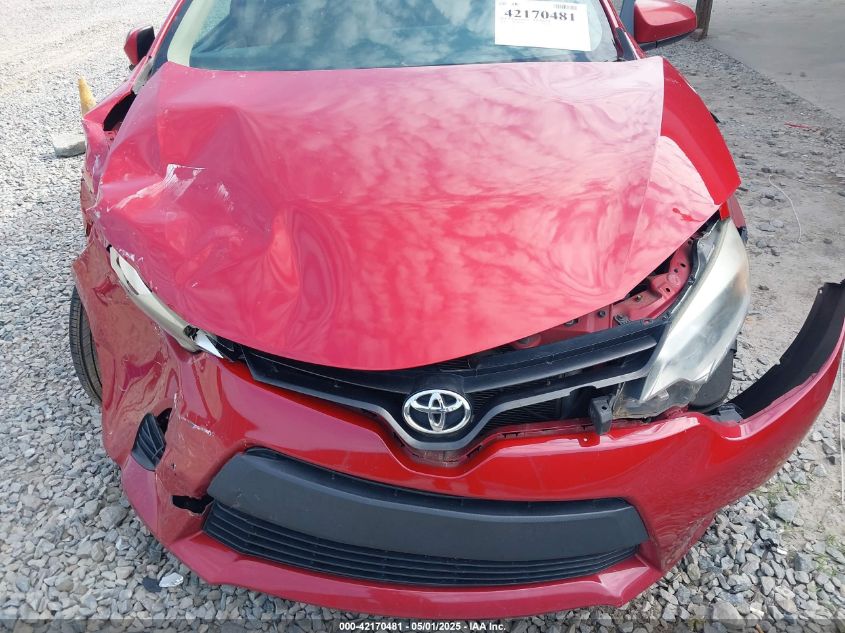 2014 Toyota Corolla Le VIN: 2T1BURHE9EC158111 Lot: 42170481