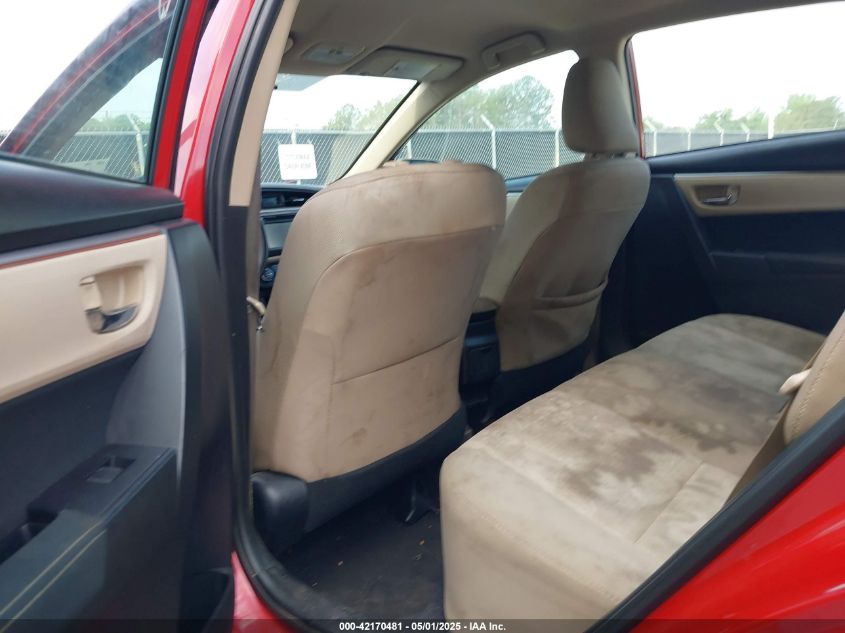 2014 Toyota Corolla Le VIN: 2T1BURHE9EC158111 Lot: 42170481