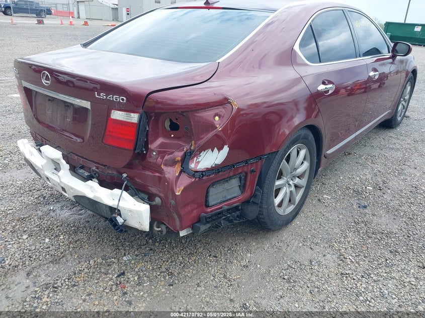 2007 LEXUS LS 460 VIN: JTHBL46F775003346
