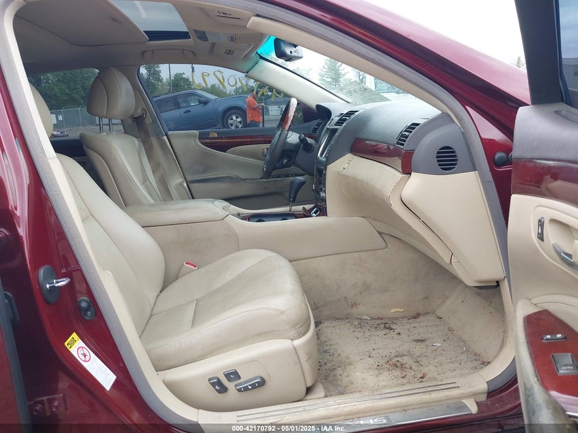 2007 LEXUS LS 460 VIN: JTHBL46F775003346