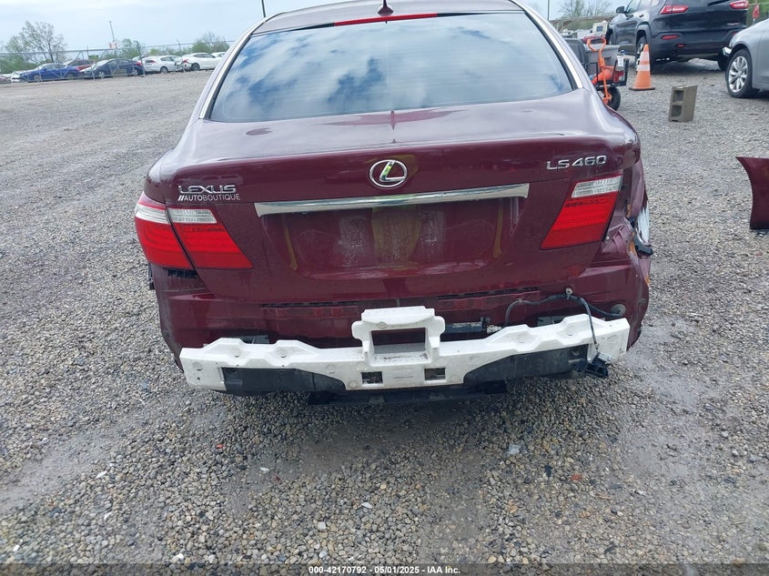 2007 LEXUS LS 460 VIN: JTHBL46F775003346