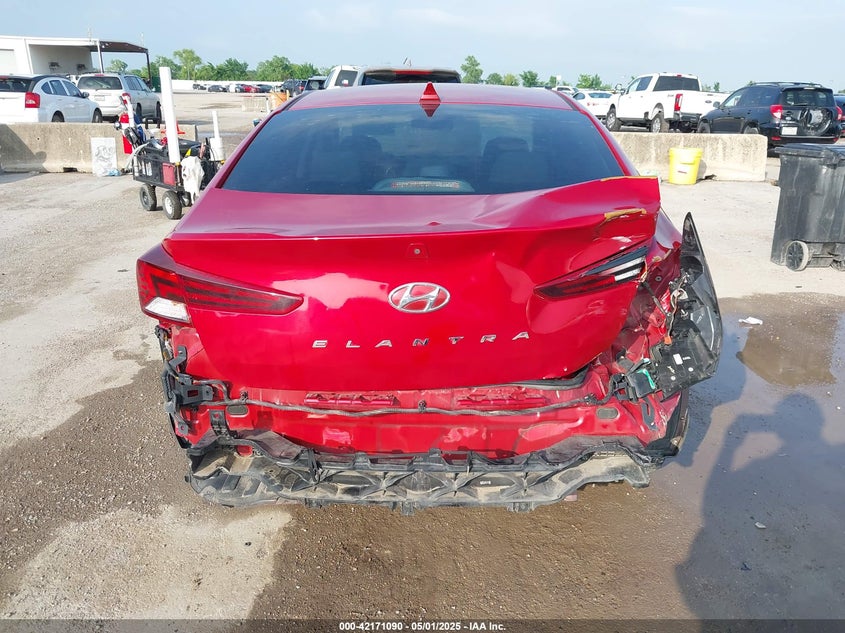 2019 Hyundai Elantra Sel VIN: KMHD84LF0KU888631 Lot: 42171090