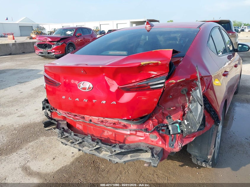 2019 Hyundai Elantra Sel VIN: KMHD84LF0KU888631 Lot: 42171090