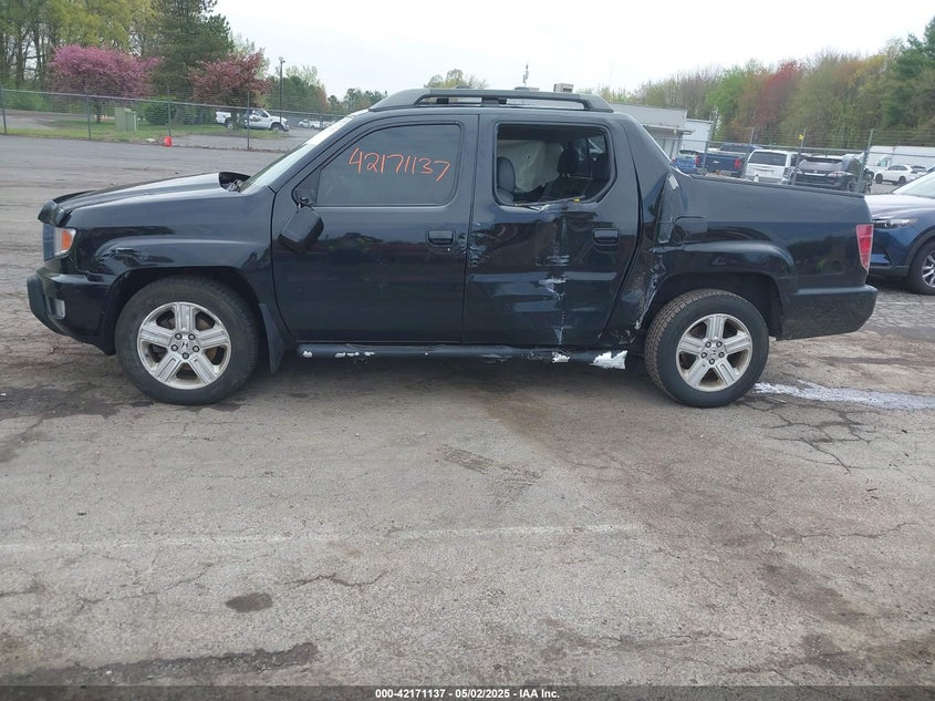2011 HONDA RIDGELINE VIN: 5FPYK1F54BB009852