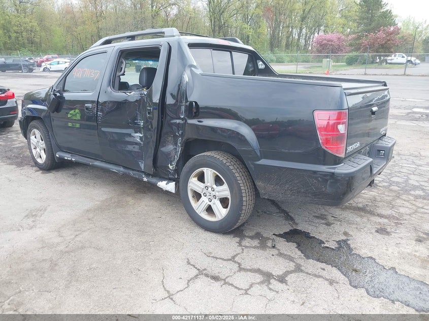 2011 HONDA RIDGELINE VIN: 5FPYK1F54BB009852