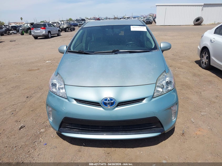2014 TOYOTA PRIUS VIN: JTDKN3DUXE1765906