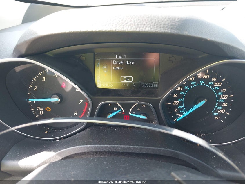 2013 FORD ESCAPE VIN: 1FMCU0H9XDUA14051