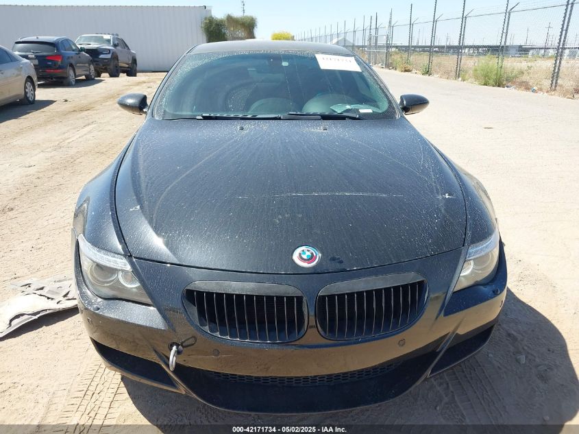 2008 BMW M6 VIN: WBSEH93558CY24847 Lot: 42171734