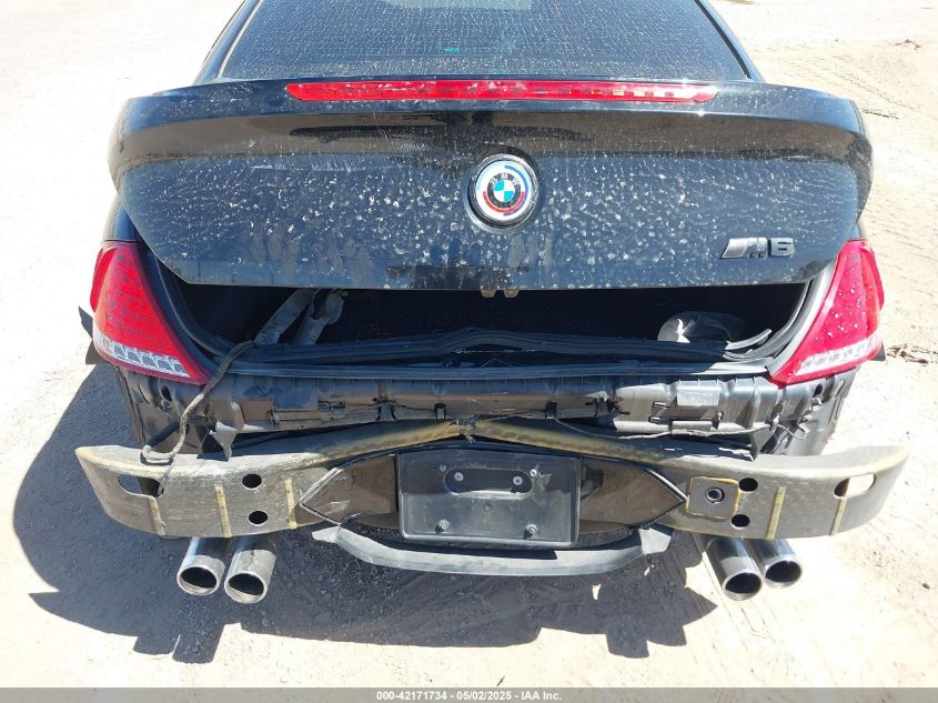 2008 BMW M6 VIN: WBSEH93558CY24847 Lot: 42171734