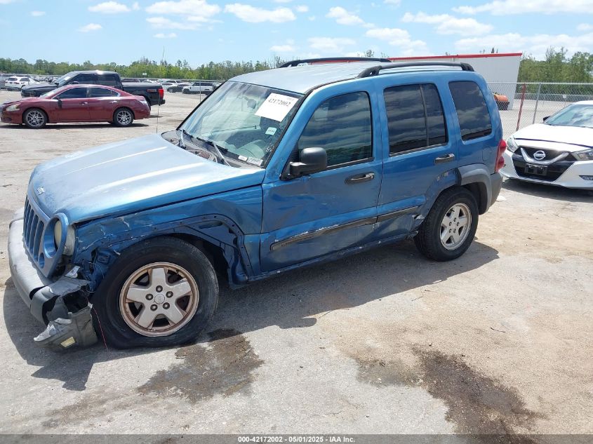 2006 Jeep Liberty Sport VIN: 1J4GK48K46W237466 Lot: 42172002