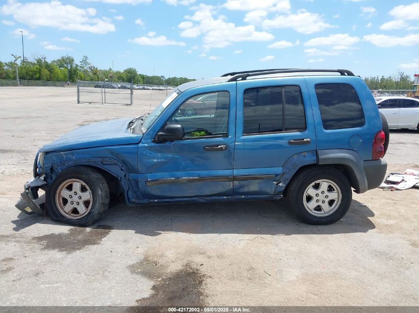 2006 Jeep Liberty Sport VIN: 1J4GK48K46W237466 Lot: 42172002