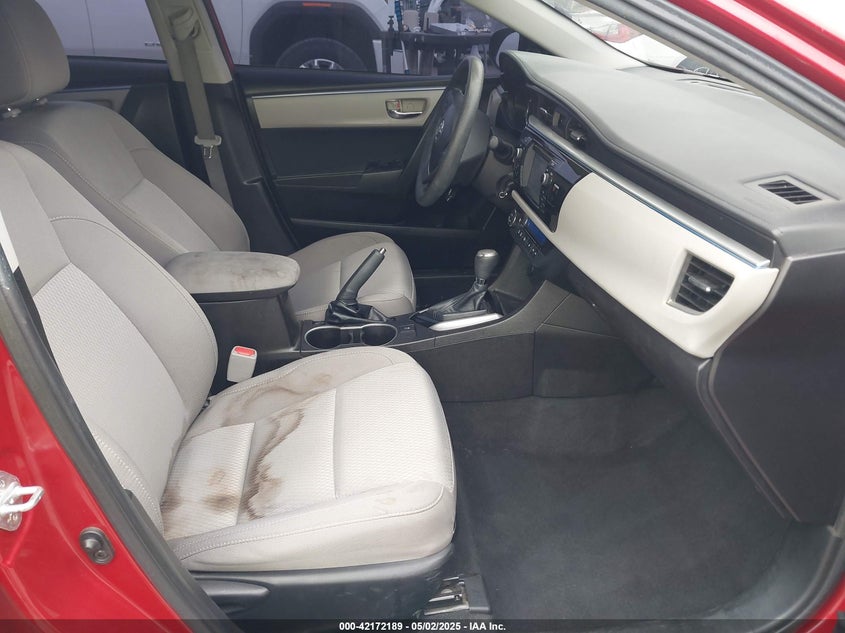 2016 TOYOTA COROLLA VIN: 5YFBURHE1GP492328