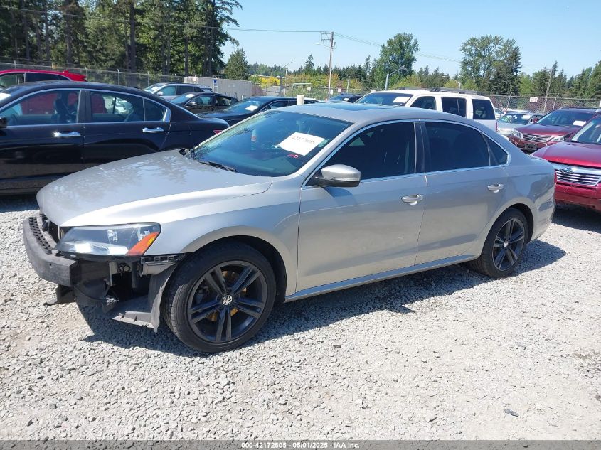 2014 Volkswagen Passat 2.0L Tdi Se VIN: 1VWBN7A35EC028438 Lot: 42172605