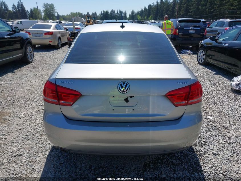 2014 Volkswagen Passat 2.0L Tdi Se VIN: 1VWBN7A35EC028438 Lot: 42172605
