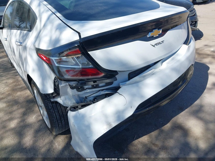 2018 CHEVROLET VOLT VIN: 1G1RB6S58JU157890