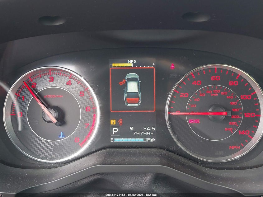 VIN 4S3GTAM61H3707886 2017 SUBARU IMPREZA 2.0I SPORT