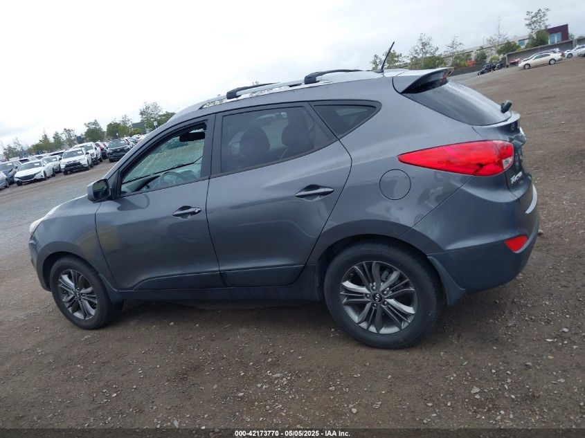 2014 Hyundai Tucson Se VIN: KM8JU3AG0EU918655 Lot: 42173770