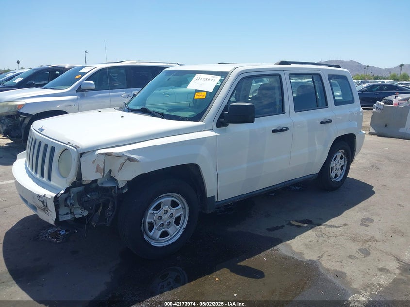 2008 JEEP PATRIOT VIN: 1J8FT28098D722050