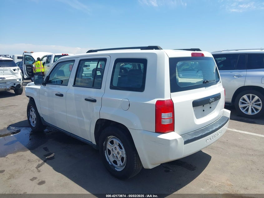 2008 JEEP PATRIOT VIN: 1J8FT28098D722050