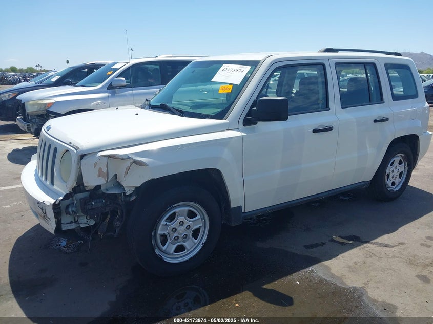 2008 JEEP PATRIOT VIN: 1J8FT28098D722050