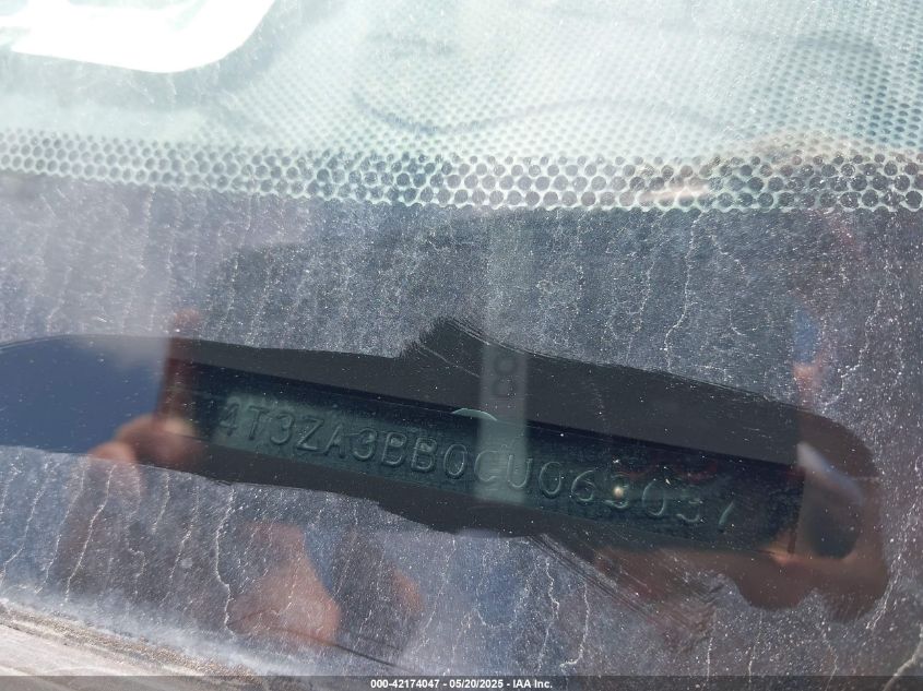 2012 Toyota Venza VIN: 423VA3BB0CU063037 Lot: 42174047