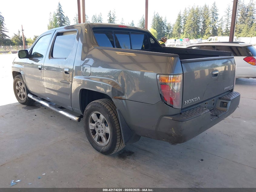 2007 HONDA RIDGELINE VIN: 2HJYK16567H531243