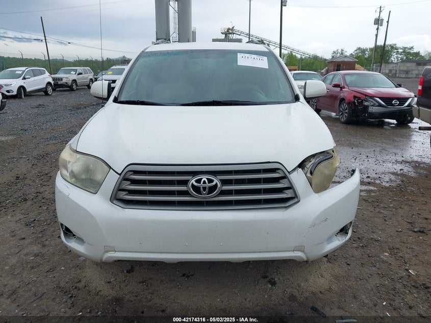 2008 TOYOTA HIGHLANDER VIN: JTEES41A582031366