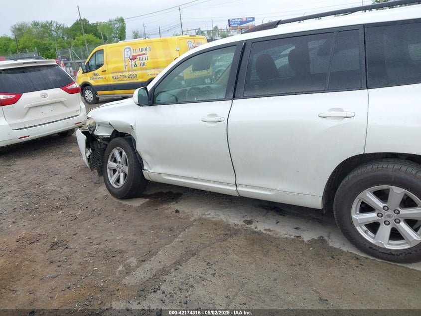 2008 TOYOTA HIGHLANDER VIN: JTEES41A582031366