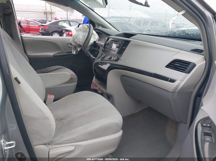 2012 TOYOTA SIENNA VIN: 5TDZK3DC6CS263912