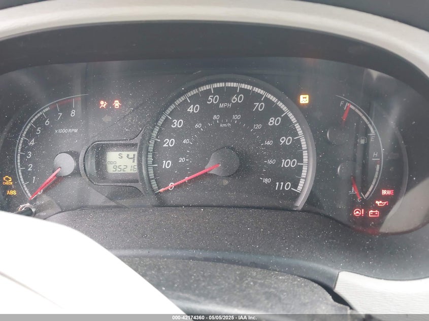 2012 TOYOTA SIENNA VIN: 5TDZK3DC6CS263912