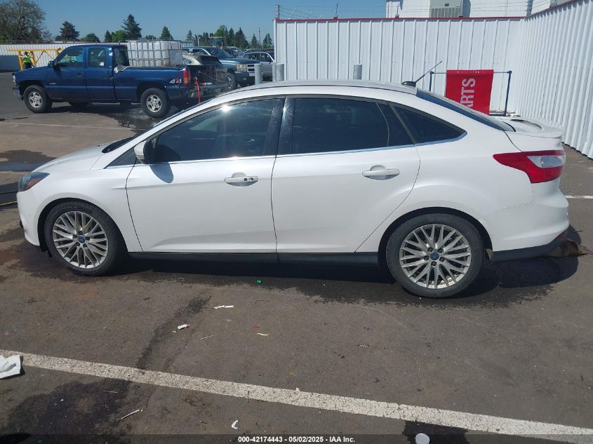 2014 Ford Focus Titanium VIN: 1FADP3J2XEL433464 Lot: 42174443